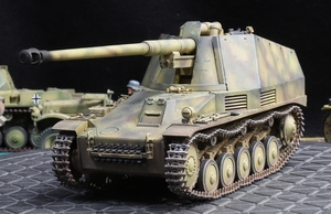 1/35 ドイツ陸軍 Ⅱ号戦車ベース（改）88ｍｍ対戦車砲搭載「試作」自走砲 制作完成品