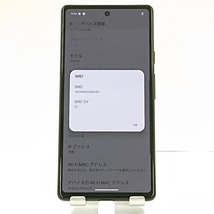 Google Pixel 6a au Sage 送料無料 即決 本体 c02292_画像5