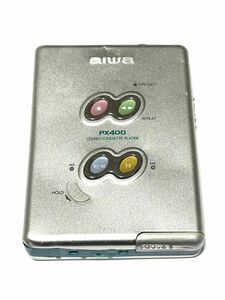 aiwa カセットプレーヤー PX400 ジャンク品