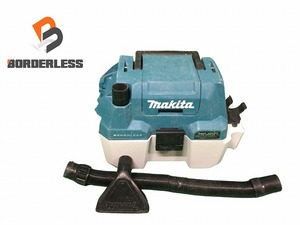 ☆中古品☆makita マキタ 18V 乾湿両用 業務用 充電式集じん機 VC750D 本体のみ 掃除機/クリーナー 84082