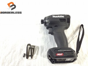 ☆極美品☆makita マキタ 40Vmax 充電式インパクトドライバ TD002GZB 黒/ブラック 本体のみ 84065