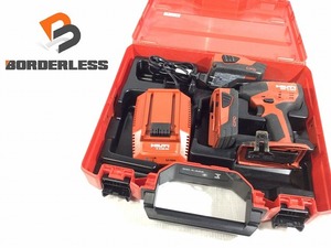 ☆中古品☆HILTI ヒルティ 22V 充電式インパクトドライバー SID4-A22 バッテリー2個(22V2.6Ah) 充電器 ケース付 コードレス 85297