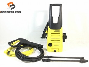 ☆中古品☆KARCHER ケルヒャー 家庭用高圧洗浄機 K2.255 標準装備付き 50/60Hz(共用) 清掃 洗車 84292