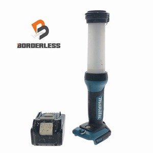 ☆中古品セット☆makita マキタ 18V 6.0Ah 純正 リチウムイオンバッテリー BL1860B 残量表示付 急速充電対応 LEDライト ML807 85096