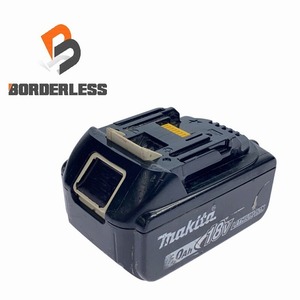 ☆中古品☆makita マキタ 18V 6.0Ah 純正リチウムイオンバッテリー BL1860B リチュウムイオン電池 蓄電池 残量表示付 83930