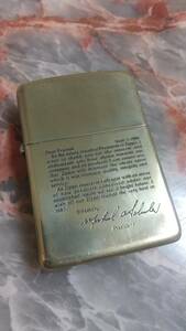 ジッポライター zippo ダブルイヤー ３代目 社長 マイケル A シューラー