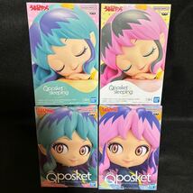 うる星やつらver. Qposket together-LUM-制服ver. AカラーBカラー　sleeping-LUM- AカラーBカラー 4個セット　BANDAI namco_画像1