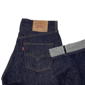 濃紺 美品 90s 98年製 140周年 日本製 復刻 Levi's リーバイス 502-XX ビッグE BIGE 赤耳 デニム ジーンズ W34/CR33/検501 505