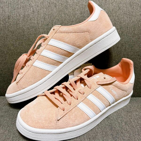 新品未使用 adidas CAMPUS W 22.5cm ピンクベージュ