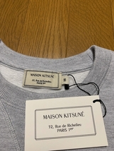 M 新品 MAISON KITSUNE Parisien パリジャン スウェット_画像3