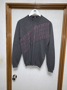 48 new goods FENDI FF Logo knitted sweater 