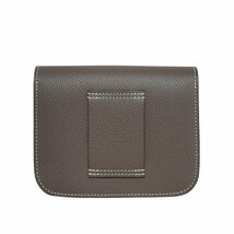 HERMES エルメス コンスタンス スリム エプソン エトゥープ 14055 レディース 二つ折り財布_画像2