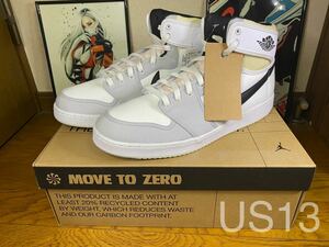 US13/31cm ナイキ エアジョーダンKO1 / Nike Air Jordan 1 KO Grey Fog / atmos ビッグサイズ