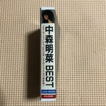 中森明菜　BEST 国内盤カセットテープ★_画像2