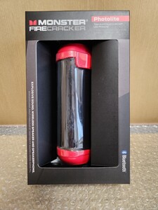 【未開封】MONSTER FIRE CRACKER RD BT WW 129114-00 ワイヤレス wireless スピーカー Speaker Bluetooth レッド Red LED Photolite