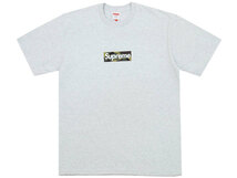 新品 L 23AW Supreme Box Logo Tee Tシャツ ボックスロゴ Ash Grey アッシュ グレー カモ 迷彩 Camo シュプリーム FT_画像1