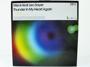 Meck Feat Leo Sayer / Thunder In My Heart Again 12inch レコード Apollo Recordings 2006年 F