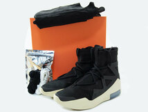 27cm NIKE AIR FEAR OF GOD 1 エア フィアオブゴッド スニーカー 黒 ブラック BLACK コラボ ナイキ AR4237-001 F_画像1