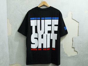 新品 PALACE Skateboards TUFF SHIT TEE Tシャツ ロゴ 黒 ブラック BLACK L パレス スケートボード F