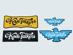 新品 Kode Talkers / CHALLENGER ライブ 会場 限定 STICKER SET ステッカー 4枚セット コードトーカーズ チャレンジャー