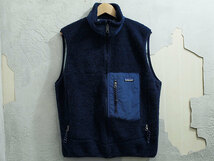 USA製 1999年 patagonia Classic Retro X Vest クラシック レトロX フリース ベスト レトロパイル ネイビー 紺 パタゴニア 23044 FA99 F_画像1