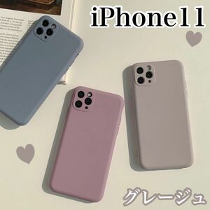 iPhone11 くすみカラー iPhone ケース スマホケース スマホ ホルダー グレージュ アイホンホルダー 韓国