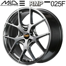 MID RMP 025F ホイール4本 ハイパーメタルコート/ブラッシュドフィニッシュ 8.5J-20inch 5H/PCD114.3 inset+45_画像1