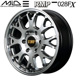 MID RMP 028FX ホイール4本 ハイパーメタルコート/ミラーカット 6.5J-17inch 6H/PCD139.7 inset+38