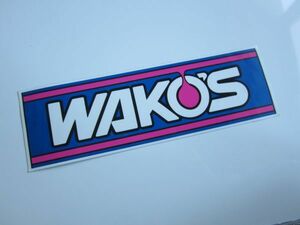 WAKO'S ワコーズ ステッカー/ デカール 自動車 バイク オートバイ スポンサー S95