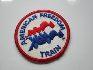 ビンテージ AMERICAN FREEDOM TRAIN アメリカンフリーダムトレイン 列車 汽車 ワッペン/自動車 バイク レーシング 古着 アメカジ 141