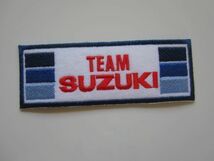 SUZUKI TEAM 鈴木 スズキ チーム レーシング ワッペン/ F1 レーシング 自動車 バイク オートバイ カー用品 整備 カスタム Z01_画像3