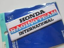 ビンテージ HONDA ホンダ レーシングチーム インターナショナル バイク オートバイ ワッペン/自動車 レーシング F1 スポンサー 56_画像2