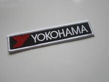 ビンテージ YOKOHAMA ヨコハマ 横浜 タイヤ バイク オートバイ ワッペン/自動車 バイク スポンサー ① 84_画像1