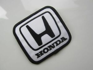 HONDA ホンダ バイク オートバイ H 四角 ロゴ ワッペン/エンブレム 自動車 バイク 整備 作業着 Z01