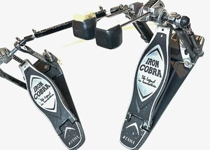 【1円】TAMA タマ Iron Cobra Twin Pedal アイアンコブラ ツインペダル 現状品