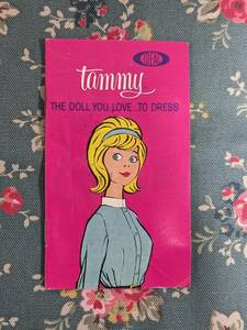 【1960年代 ヴィンテージドール】 タミーちゃん 人形 ミニブックレット ミニカタログ ＊昭和 レトロ おもちゃ バービー タミー tammy