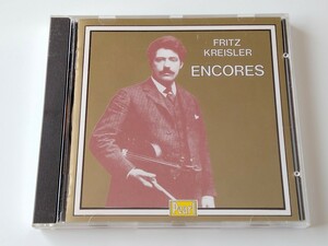 【88年UK盤/廃盤】Fritz Kreisler / ENCORES CD PAVILION RECORDS PEARL GEMM CD9324 フリッツ・クライスラー,Lehar,Godowsky,Albeniz,