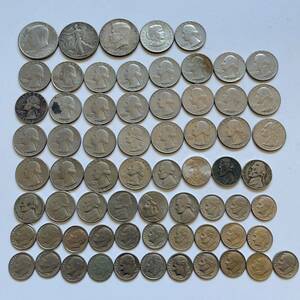 アメリカ リバティコイン まとめて 67枚 銀貨 外国コイン 貨幣 
