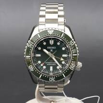 IT9QTO8DM174 即決 本物 未使用 SEIKO セイコー プロスペックス GMT SBEJ009 6R54-00D0 自動巻き グリーン SS メンズ 腕時計_画像1