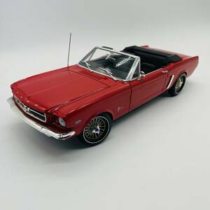 当時物 ERTL アーテル 1/12 フォード マスタング コンバーチブル レッド ビッグスケール モデルカー ミニカー SHELBY FORD MUSTANG