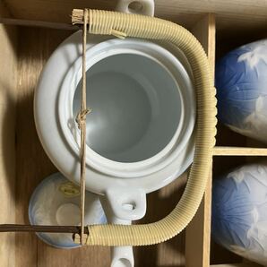 茶器セット 急須 湯飲み茶碗 湯呑み 茶器揃 有田焼 西山作の画像5