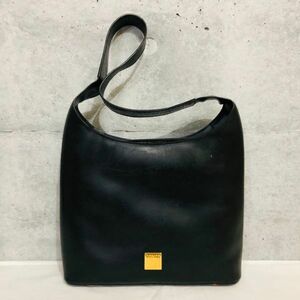 yt2022【100】//CELINE★セリーヌ　ワンショルダーバッグ　ブラック　レザー