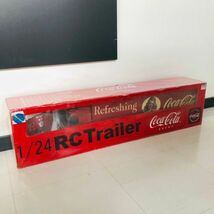 sn3029【140】//ラジコン　コカコーラ　デザイントレーラー　1/24スケール　Trailer　未開封　メルセデスベンツ　CocaCola_画像1