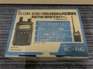【通電動作未確認】icom IC-R6 広帯域ハンディレシーバー アイコム 1円~　S3007