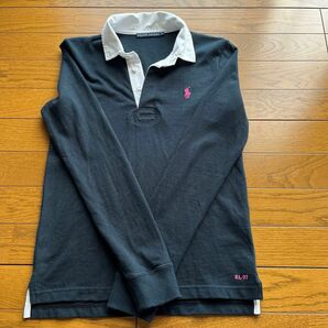 《24日迄の限定SALE》【中古美品】Ralph Lauren ラルフローレン　長袖ポロシャツ