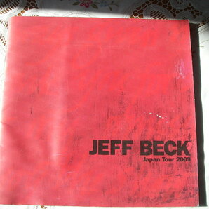 Jeff　Beck　JAPAN TOUR　2009　パンフレット