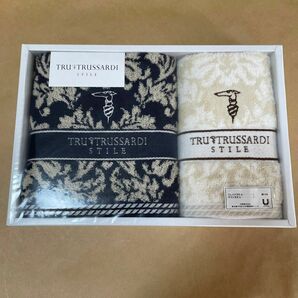 未使用　TRUSSARDI フェイスタオル＆ゲストタオル