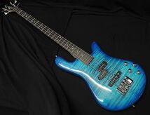 SPECTOR Legend4 Standard BLS Gloss Blue Stain スペクター レジェンド スタンダード ブルー カーブド・ボディ 4弦 エレキベース_画像1