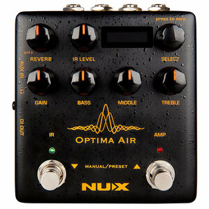NUX Optima Air NAI-5 デュアルスイッチ アコースティックギターシミュレーター プリアンプ IRローダー ニューエックス