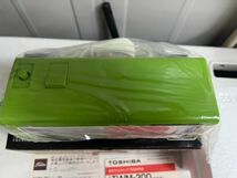 2E73 TOSHIBA 東芝 タイムスイッチ TWM-300 緑 アラーム付 デジタル式 パタパタ時計 レトロ 箱付き_画像3